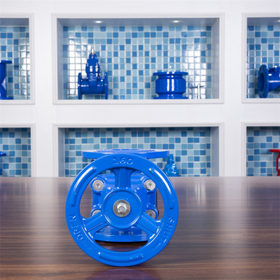 Z45X-16 Elastic Soft Seal Gate Valve F4 QT450 DN100 Pn16 Flange Ends