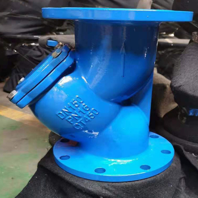 Cast Ductile Iron Y Strainer Stainless DN200 Basket Y Type Water Filter