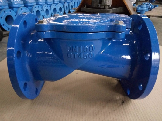 Cast Ductile Iron Check Valve DN50 Pn16 Ggg50 DIN Flanged Swing Check Valve