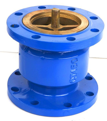 HC41X Double Flanged Silent Check Valve Muffler Vertical PN10 PN16 Ductile Iron