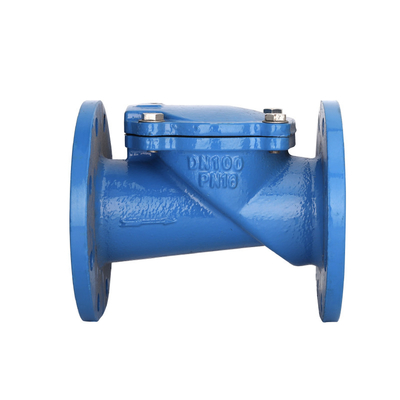Nodular Floating Ball Check Valve Cast Iron Pn10 Pn16 Flanged Swing Check Valve