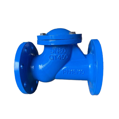 Ductile Nodular Cast Iron Check Valve DN50 Swing Wafer Rubber Disc Check Valve
