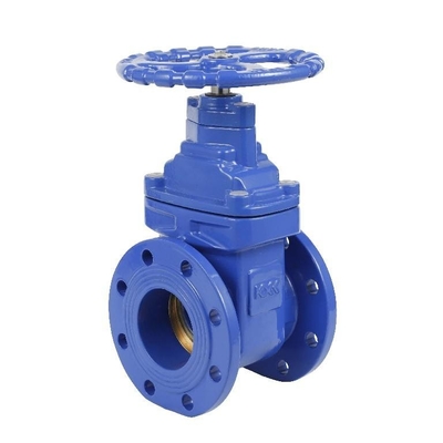 PN10 / PN16 Cast Iron Soft Seal Flange Gate Valve For Water Steam Oil Control