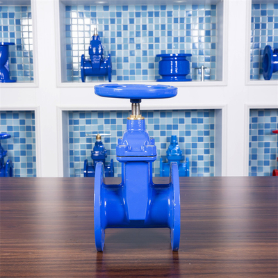 Handwheel Metal Seated Gate Valve F4 PN16 DN600 Ductile Iron Flange Ends