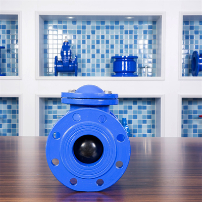 BS5163 Ductile Iron Check Valve DN100 Flapper PN16 Flanged End Ball Check Valve
