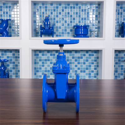 QT450 Soft Seal Gate Valve PN10 DN80 Water Gas Oil Ball Mill Cast Iron
