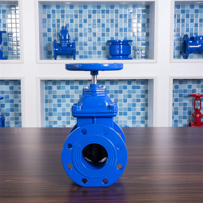 F4 Soft Sealing Pn10 PN16 Cast Steel Gate Valve GGG50 Ball Mill Iron DN50