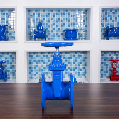 PN10 PN16 Soft Seal Gate Valve GGG40 Cast Iron F4 Gate Valve Water Gas Oil