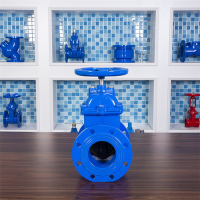 F4 Elastic Seat PN16 Hand Wheel Operated Gate Valve PN10 DN50 Ductile Iron