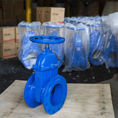 QT450 GGG50 Hand Wheel Gate Valve Thread F4 DN600 Carbon Steel Gate Valve