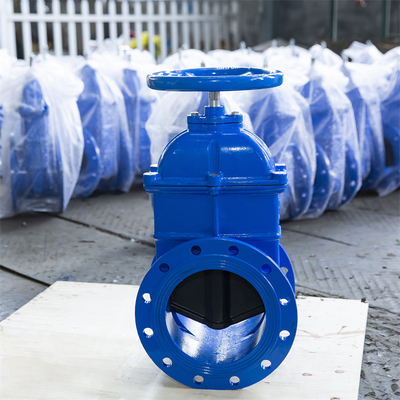 PN16 PN10 Ductile Iron Gate Valve Dn250 GGG50 Handwheel Copper Wire Inner Thread