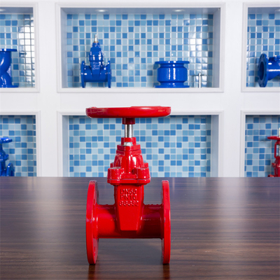 High Temperature PN16 Carbon Steel Gate Valve Elastic GGG50 GGG40 Wastewater