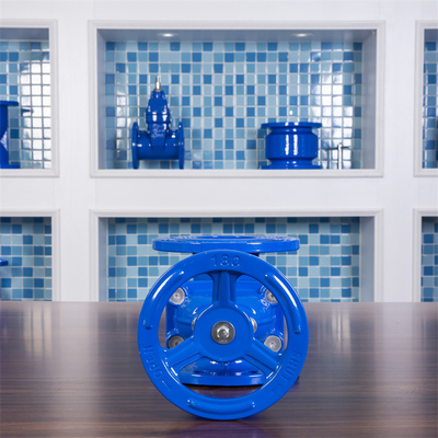 Ductile Iron Elastic Seat Gate Valve Handwheel PN16 PN10 QT450 German Standard
