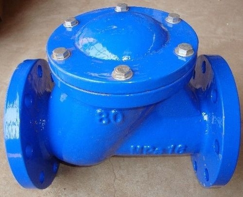 Ggg40 Ductile Iron Swing Check Valve DN400 PN16 Double Way Metal Check Valves