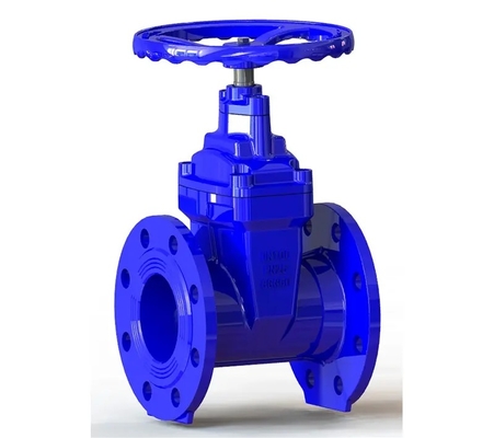 DN50 Soft Seal Gate Valve GGG50 Flanged Sockets Ductile Iron Water