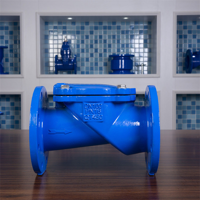 PN10 Ductile Rubber Seat Check Valve QT450 DN100 Water Swing Check Valve
