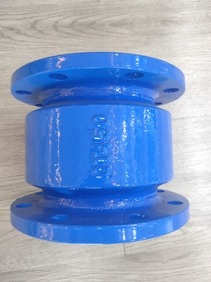 Muffler QT450 Flange Type Non Return Valve Silencing Sewage PN10 PN16 Iron