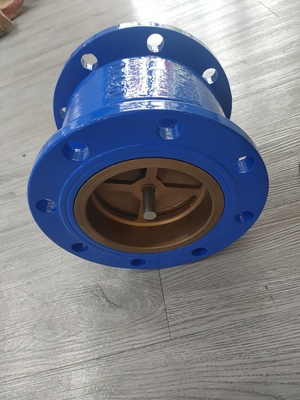 Muffler QT450 Flange Type Non Return Valve Silencing Sewage PN10 PN16 Iron