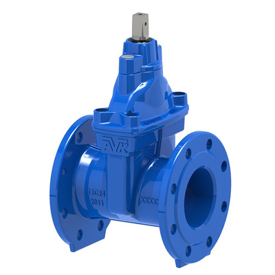 Cast Iron Water Pressure Soft Seal Gate Valve GGG40/50 QT450 DN100 F4