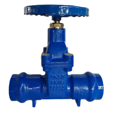 Non Rusting  Ductile Iron Socket Type Gate Valve  DIN3202 Standard