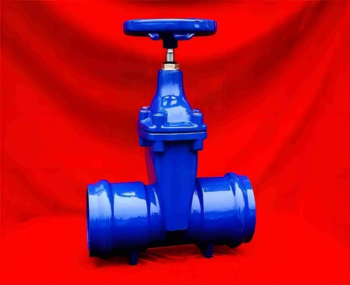 Rubber Sealed Ductile Iron Gate Valve Accept Customization Abrasion Proof