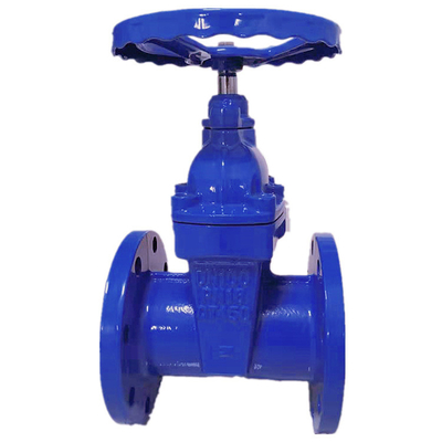 DIN F4 PN16 GGG40 Non Rising Stem Gate Valve Rubber Seat Gate Valve
