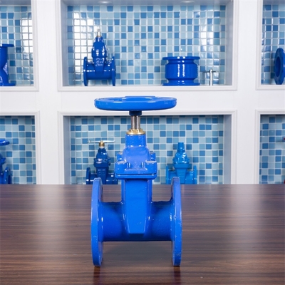 Ggg50 Din/En Dn 100 Gate Valve Flanged Soft Seat Gate Valve Abrasion Proof