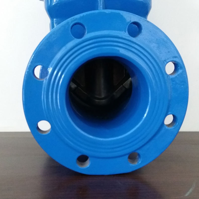 DN 300 Ductile Iron QT450 Rubber Wedge Gate Valve Gear Operated P16 DIN Standard