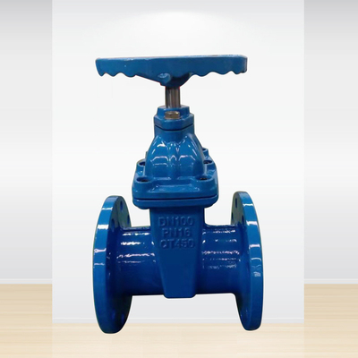 Customizable Ggg50 Pn16 Sluice Flanged Resilient Seat Gate Valve  Handwheel Operated