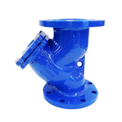 Ductile Iron Y Type Strainer Double Flange For Water