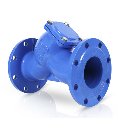 DIN/BS DN100 Pn10 Pn16 Ductile Cast Iron DIN3202 F1 Flanged Y Strainer