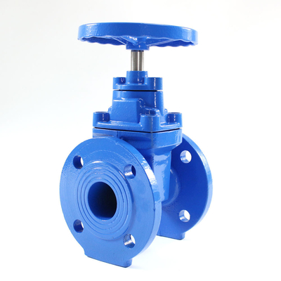 Ggg40 Flanged Cast Iron Soft Seal Flange Gate Valves PN10 / PN16