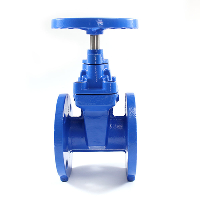PN10 PN16 Pressure Control Soft Seal Gate Valves Ggg40 Flanged Body