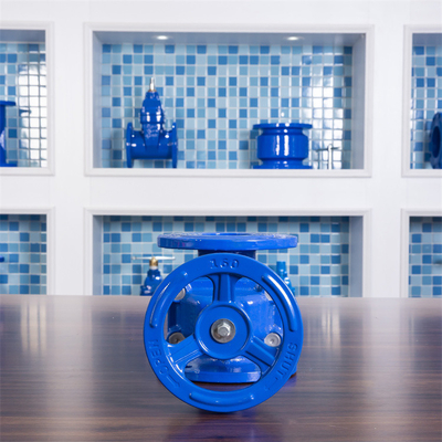 Pn16 Pn10 QT450 GGG40 Elastic Seat Gate Valve Threaded Handwheel Copper Wire Inner