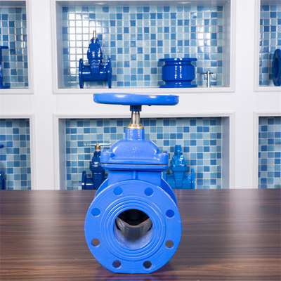 Ggg50 100mm 4inch Cast Iron Soft Seal Rubber Seat Gate Valve Low Temperature