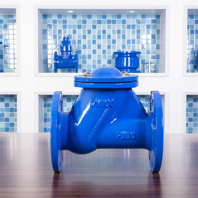 BS DN100 Ductile Iron Check Valve Ggg50 Metal PN16 Rubber Swing Check Valve