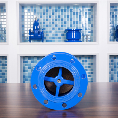 Ball Muffler Check Valve Flange Type DN100 Ductile Grey Iron Silencing